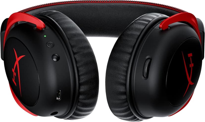 HyperX Cloud II Wireless - Gaming Headset for PC, PS4, Switch, Long Lasting Battery Up to 30 Hours, 7.1 Surround Sound, Memory Foam, Detachable Noise Cancelling Microphone w/Mic Monitoring (Renewed)