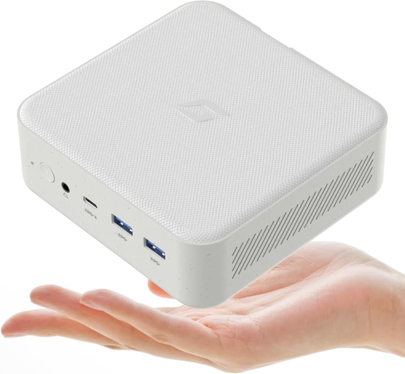 Mini Gaming PC Linux, AMD Ryzen 7 5700U (8C/16T, up to 4.3Ghz), 64GB DDR4 RAM 1TB PCIe SSD, Mini Desktop Computers with Waterproof Fabric Top, Supports 4K Triple Display WiFi/BT5.0