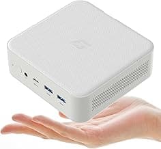 Mini Gaming PC Linux, AMD Ryzen 7 5700U (8C/16T, up to 4.3Ghz), 64GB DDR4 RAM 1TB PCIe SSD, Mini Desktop Computers with Waterproof Fabric Top, Supports 4K Triple Display WiFi/BT5.0