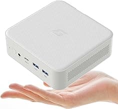 Mini Gaming PC Linux, AMD Ryzen 7 5700U (8C/16T, up to 4.3Ghz), 64GB DDR4 RAM 1TB PCIe SSD, Mini Desktop Computers with Waterproof Fabric Top, Supports 4K Triple Display WiFi/BT5.0