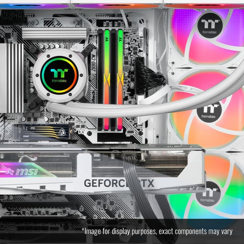Thermaltake LCGS View i1480S-380 Gaming Desktop (Intel® Core™ i9-14900KF, ToughRam 32GB DDR5 6000MT/s RGB Memory, NVIDIA® GeForce RTX™ 5080, 1TB NVMe M.2, WiFi, Windows 11) V38S-Z790-580-LCS