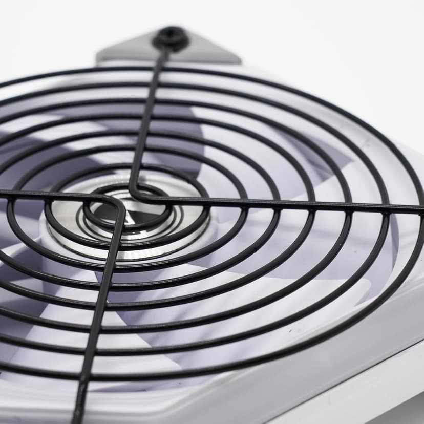 120mm Fan Grill,PC Fan Cover,Black PC Fan Grill Guard,Metal Slivery Black Replacement Screws,for PC Ventilator,2Pack.