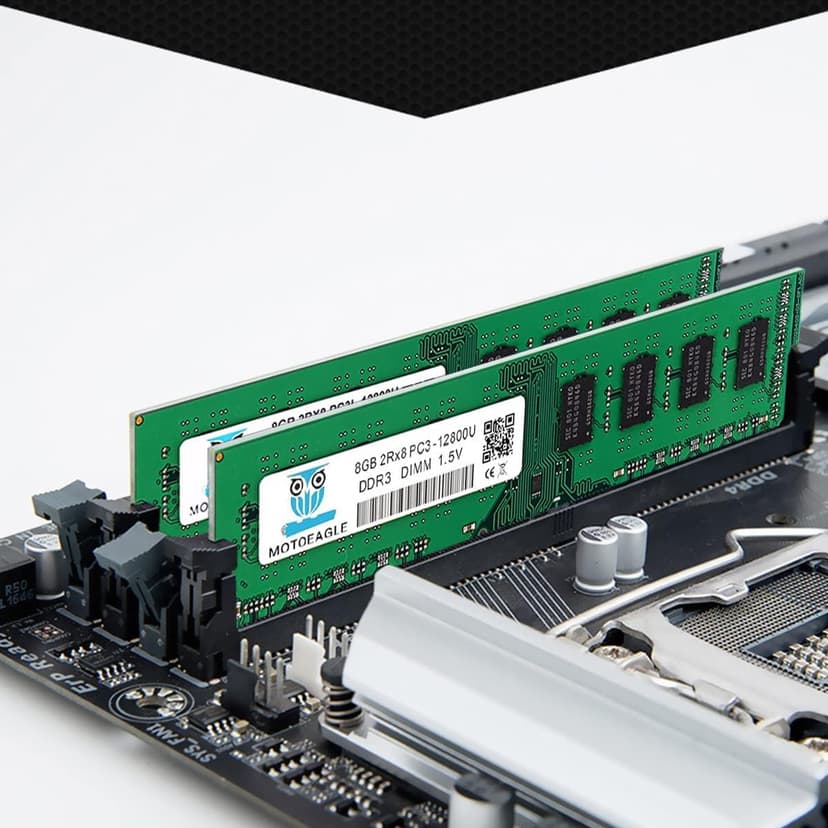 16GB (2X8GB) PC3-12800U DDR3-1600 UDIMM 2Rx8 DIMM RAM DDR3 8GB 1600MHz SDRAM 240-Pin 1.5V CL11 Non-ECC Desktop PC Memory Kit