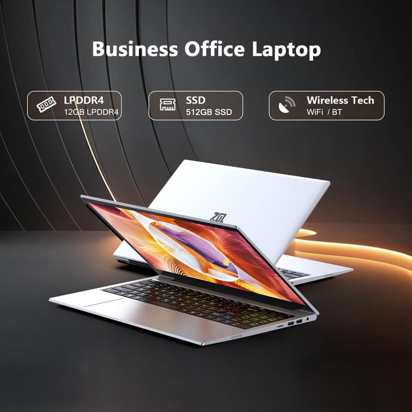 Gaming Laptops,Gaming Computer,Core i3 2 Cores 4 Threads (Upto 3.2GHz) Processor,15.6"FHD Display 1920X1080IPS,12GB DDR4 512GB SSD,180° Vieing Angle,Aluminum Body,WiFi/BT,Backlit Keyboard,SilverGray.
