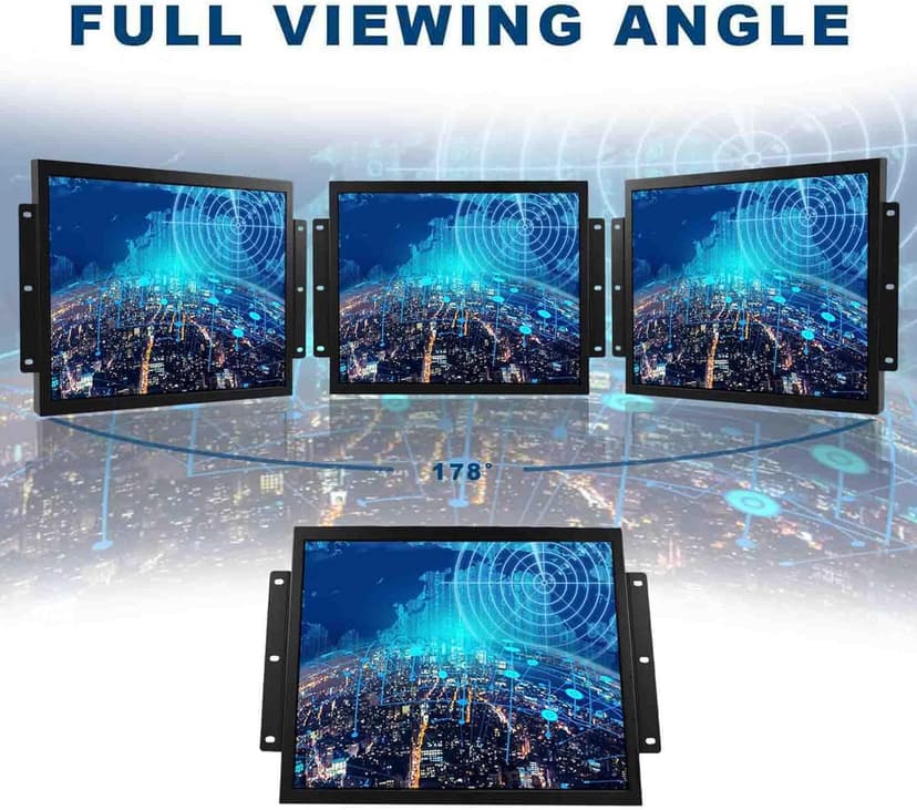 VSDISPLAY 17 Inch 1280x1024 LCD Monitor 1000Nits High Brightness with/DVI/VGA Interfaces for Outdoor Industrail Display