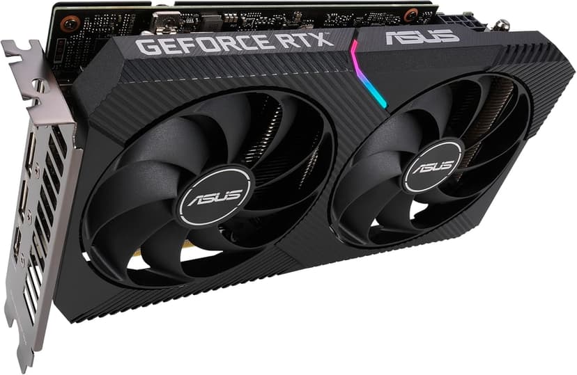 ASUS Dual NVIDIA GeForce RTX 3060 V2 12GB GDDR6 Gaming Graphics Card (PCIe 4.0, 12GB GDDR6 Memory, HDMI 2.1, DisplayPort 1.4a, 2-Slot Design, Axial-tech Fan Design, 0dB Technology)