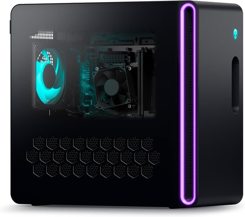 Alienware Aurora R16 Gaming Desktop - Intel Core i7 14700F, 32GB DDR5 RAM, 1TB SSD, NVIDIA GeForce RTX 4070 Super 12GB GDDR6X Graphics, Windows 11 Home, 1 Year Onsite/in-Home Service - Basalt Black