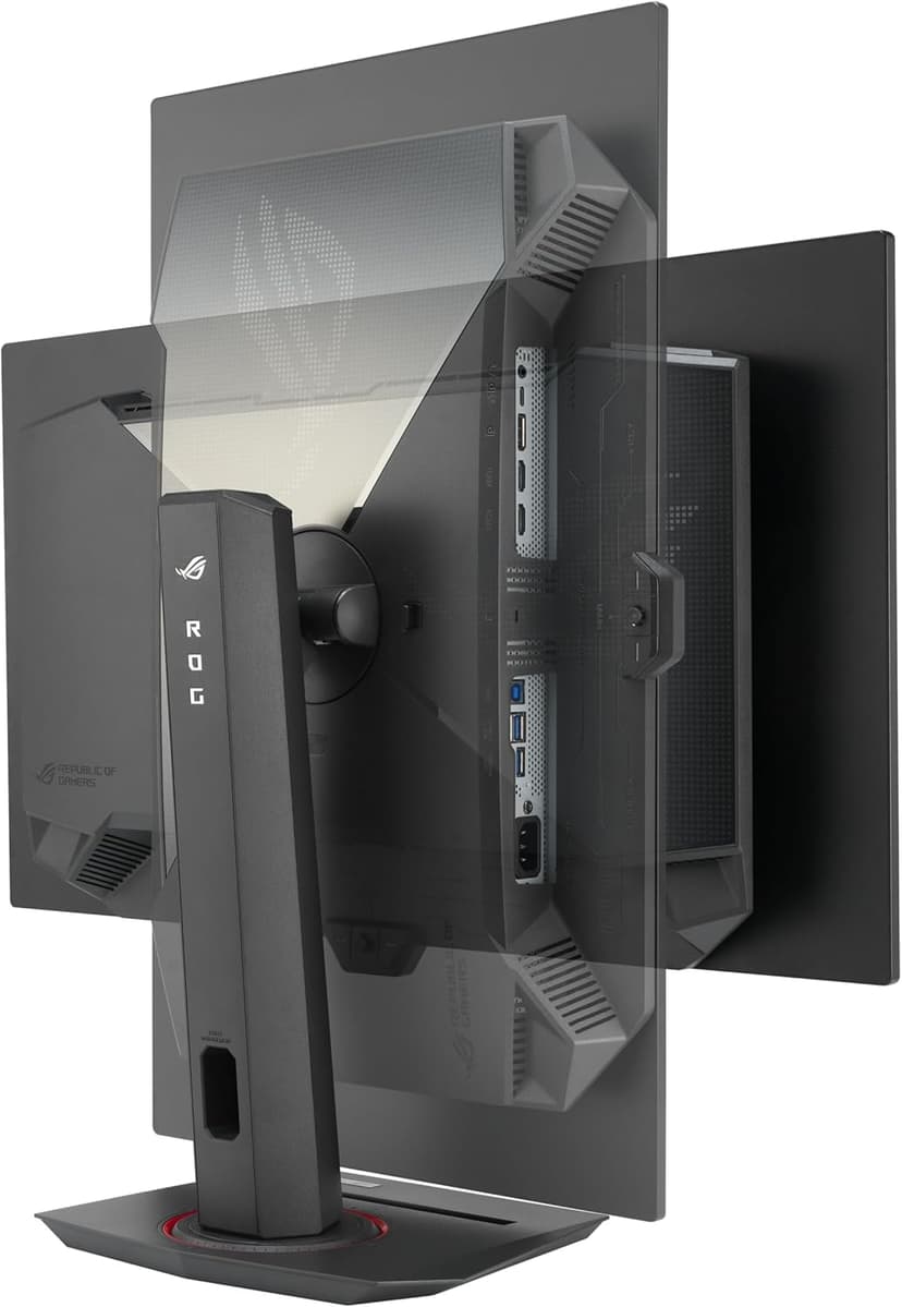 ASUS ROG Strix 26.5” 1440P QD-OLED Gaming Monitor (XG27ACDNG) -QHD (2560x1440), 360Hz, 0.03ms, Custom Heatsink, OLED Care+, G-SYNC Compatible, 99% DCI-P3, DisplayWidget, AI Gaming, 3yr Warranty