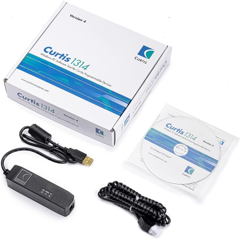 1314-4402 New PC Programmer Compatible with Curtis PC Programming Station with 1309 USB Interface Box 1314-4401