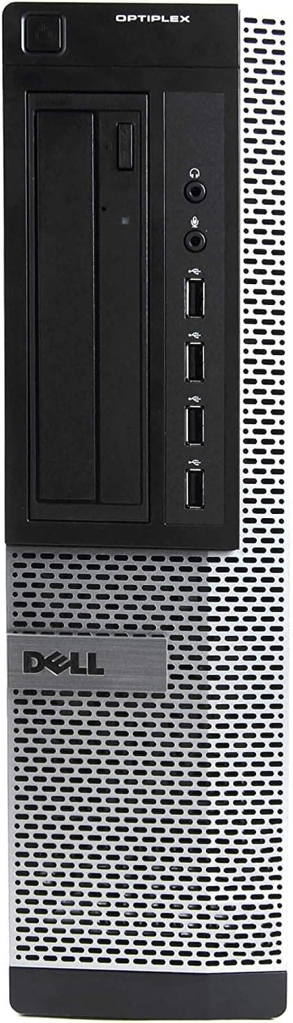Dell Desktop Computer, Quad Core i5 3.1GHz, 8GB Ram, 500GB, Dual 22inch LCD, DVD, Wi-Fi, Keyboard, Mouse, Bluetooth, Windows 10 Pro Compatible OptiPlex 790 (Renewed)