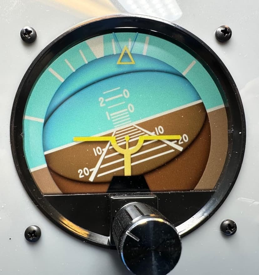 Flight Simulator Instrument Panel Six Pack - Includes Software and Integrated Monitor