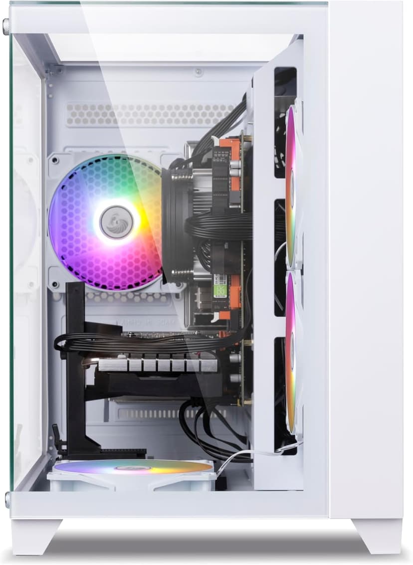 Prebuilt Gaming PC Desktop Computer,Intel Core i7 Desktop,Operating at A Frequency of 3.4-3.9 GHz,RX590 Graphics Card with 8GB GDDR5 Video Memory,16GB RAM, 1TB NVME SSD,WiFi 5.0,RGB Fan x4
