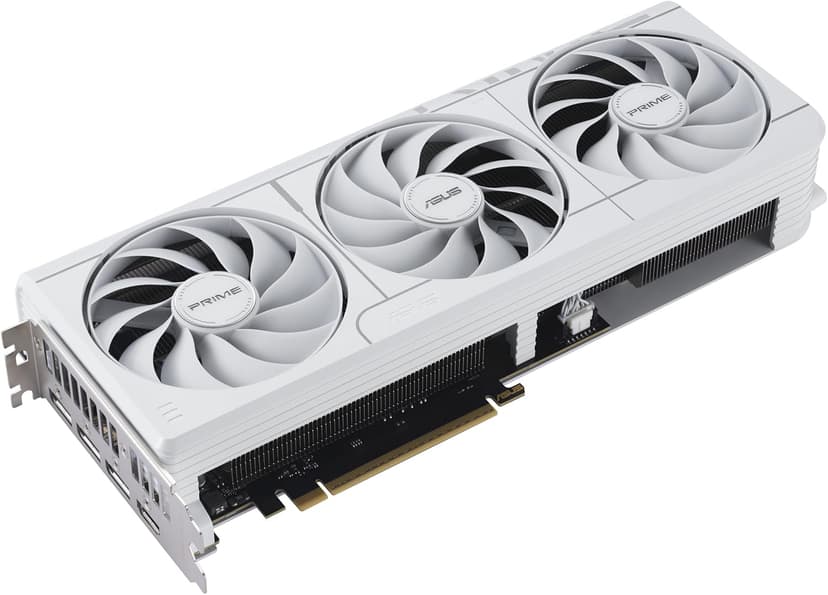 ASUS The SFF-Ready Prime GeForce RTX™ 5070 12GB GDDR7 White OC Edition Graphics Card (PCIe® 5.0, 12GB GDDR7, HDMI®/DP 2.1, 2.5-Slot, Axial-tech Fans, Dual BIOS)