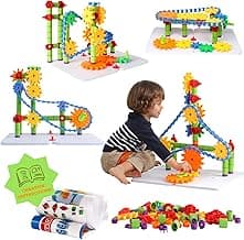 ZOZOPLAY STEM Learning Toy 170 PCS Engineering Creative Construction Building Blocks Kids Educational Toy Set for Boys and Girls Ages 3 4 5 6 7 8 9 Yr Old