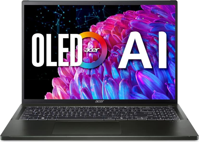 Acer Swift Edge 16 Laptop | 16" OLED WQXGA+ 3200 x 2000 Display | Unlock AI Experiences | AMD Ryzen 7 8840U Octa-Core Ryzen Processor | 16GB LPDDR5 | 1TB PCIe Gen 4 SSD | Wi-Fi 7 | SFE16-44-R8HM
