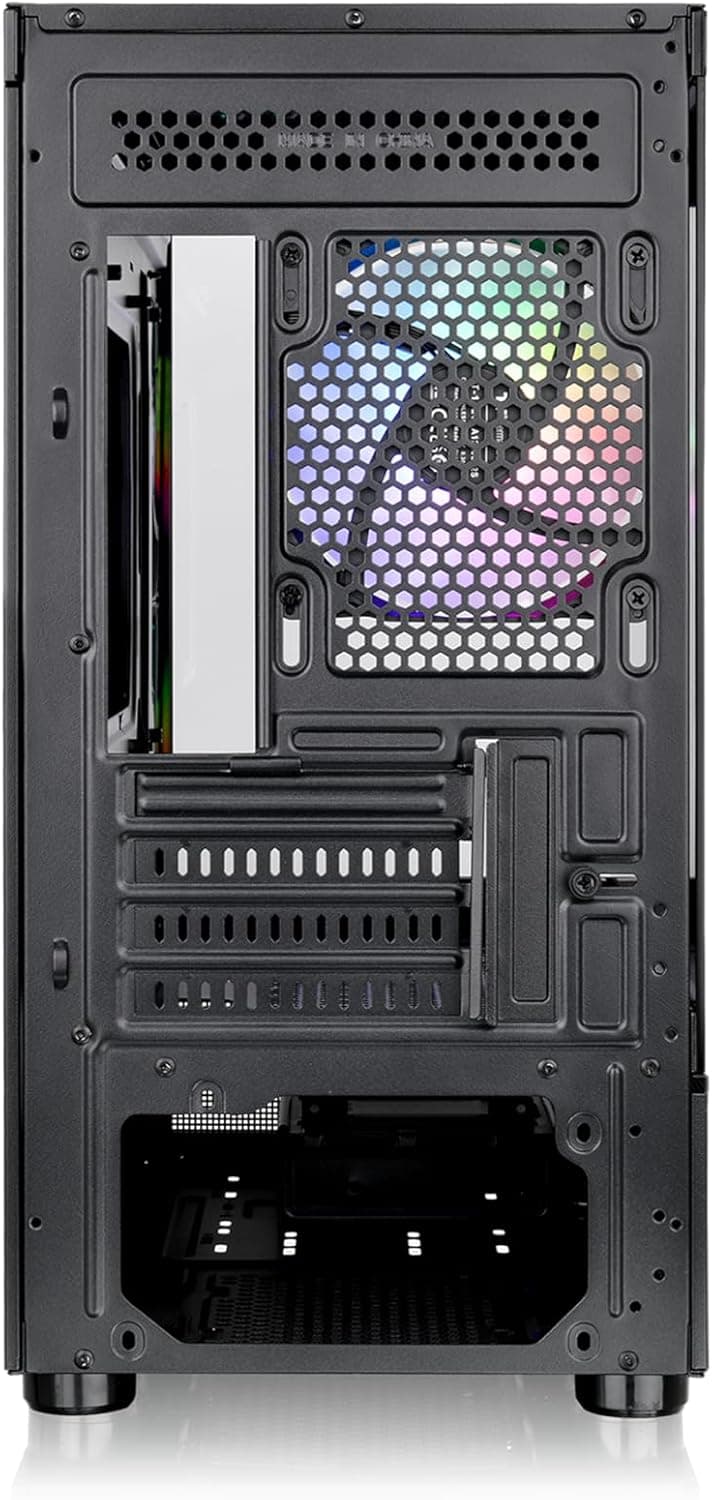 Thermaltake View 170 TG ARGB Black Micro-ATX Case; 3x120mm ARGB Fans Included; Supports Up to 280mm Radiator; Front & Side Dual Tempered Glass Panel; CA-1Z4-00M1WN-00; 3 Year Warranty