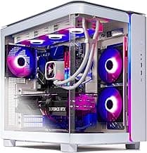 Skytech King 95 Gaming PC Desktop, Intel i7 14700F 2.1 GHz (5.3GHz Turbo Boost), NVIDIA RTX 5070 12GB GDDR7, 1TB Gen4 SSD, 32GB DDR5 RAM 6000 RGB, 850W Gold PSU, 360mm ARGB AIO, Wi-Fi, Win 11 Home