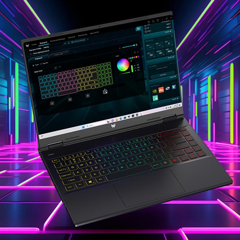 Acer Predator Helios Neo 14 Gaming Laptop | 14.5" WQXGA IPS 120Hz Display | AI-Powered | Intel Core Ultra 7 Processor 155H | NVIDIA GeForce RTX 4060 | 16GB LPDDR5X | 1TB Gen 4 SSD | PHN14-51-797W