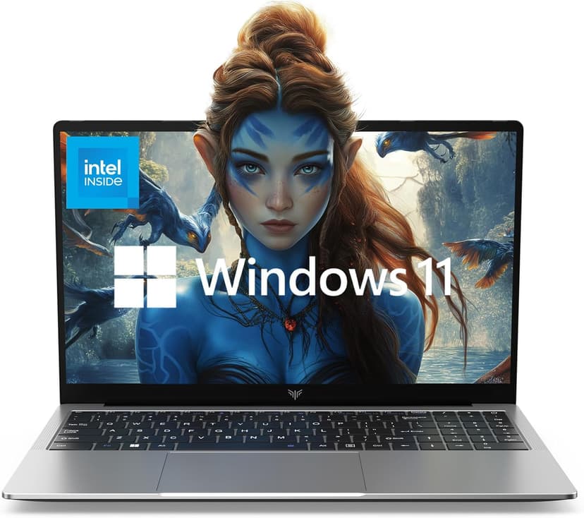 Laptop Computer Intel N-Series Windows Laptop 15.6-in 16GB DDR4 512GB SSD Traditional Laptops WiFi 5 HDMI Type-C USB3.2 Webcam 3.5mm Audio Numeric Keypad Office Laptops Student Laptops