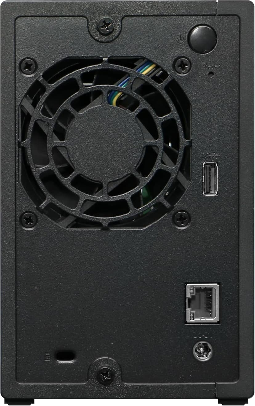 Asustor Drivestor 2 Lite AS1102TL, 2 Bay NAS Enclosure Network Storage, 1.7GHz Quad Core, 1GbE Port, 1GB RAM DDR4, Network Attached Storage for Cloud Storage (Diskless)