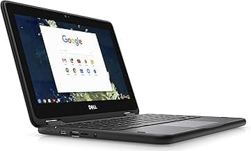 Dell Chromebook 11 5190 Intel Celeron N3350 X2 1.1GHz 4GB 16GB 11.6in, Black (Renewed)