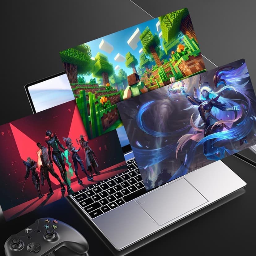 Gaming Laptop 15.6" FHD,Intel N95 Turbo Boost 3.4GHz,16GB DDR4 + 512GB SSD,RGB Backlit Keyboard & Fingerprint Unlock,Windows 11 Pro Laptop Computer for Immersive Performance