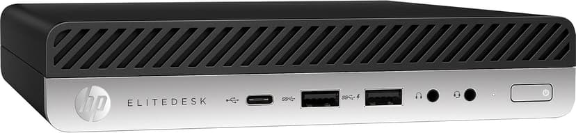 HP EliteDesk 800 G4 Desktop Mini PC, Intel Six Core i5 8500T 2.1Ghz, 32GB DDR4 RAM, 512GB NVMe M.2 SSD, WiFi, USB Type C, Windows 11 Pro (Renewed)