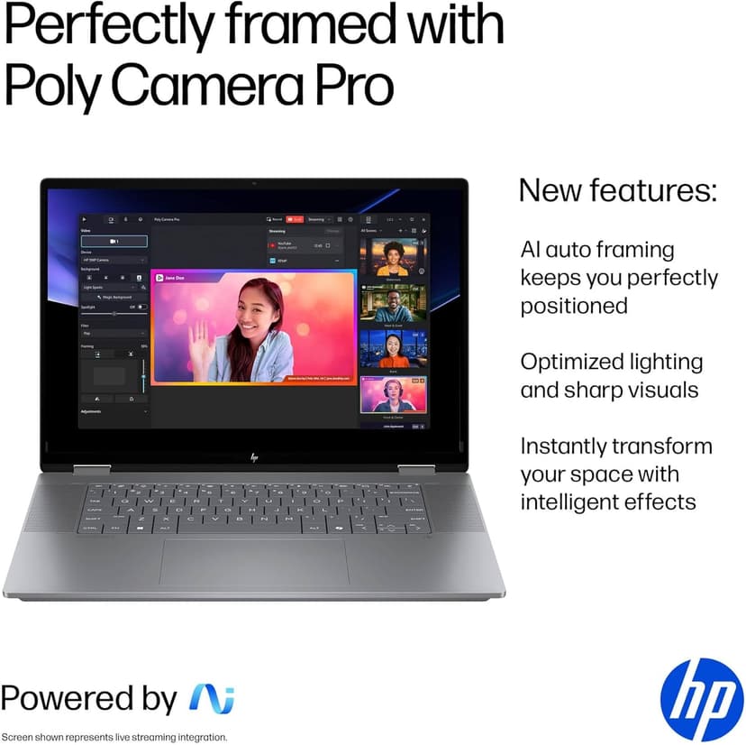 2025 HP OmniBook X Flip x360 2 in 1 Touchscreen Laptop (16" FHD+, AMD Ryzen AI 5 340 (> Intel i7-1355U), 16GB 7500 MT/s, 1TB SSD) AI Copilot+ PC for Creator, Designer, IR Webcam, Backlit, Win 11 Pro