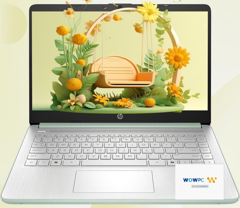 HP 14 Ultrabook • Back to School Limited Edition w/Microsoft 365 • Intel 4-Core CPU • 16GB RAM • 1.6TB Storage (128GB OnBoard w/ 512GB Portable Drive + 1TB OneDrive) • Willow Green • Win 11