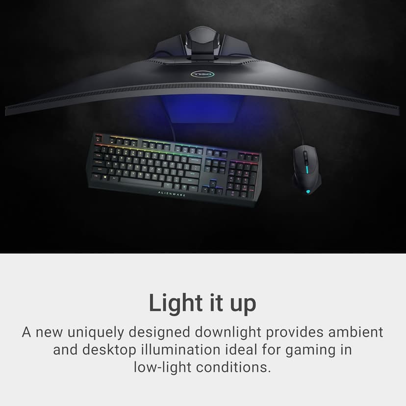 Dell S3422DWG Curved Gaming Monitor - 34 Inch 1800R Curved Screen with 144Hz Refresh Rate, WQHD (3440 x 1440) Display, HDMI, DP to DP 1.4 Cable, AMD FreeSync - Black