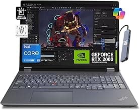 Lenovo ThinkPad P16 Gen 2 Mobile Workstation (16" FHD+, Intel 24-Core i9-13980HX, 64GB DDR5 RAM, 2TB SSD, NVIDIA RTX 2000 Ada 8GB) Laptop for Engineer, Designer, Architect, IST HUB, Win 11 Pro