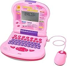 LESHITIAN Kids Laptop, 65 Learning Activities to Learn Alphabet, Words, Mathematics, Play Games and Music, Leaning Computer for Kids Ages 3+