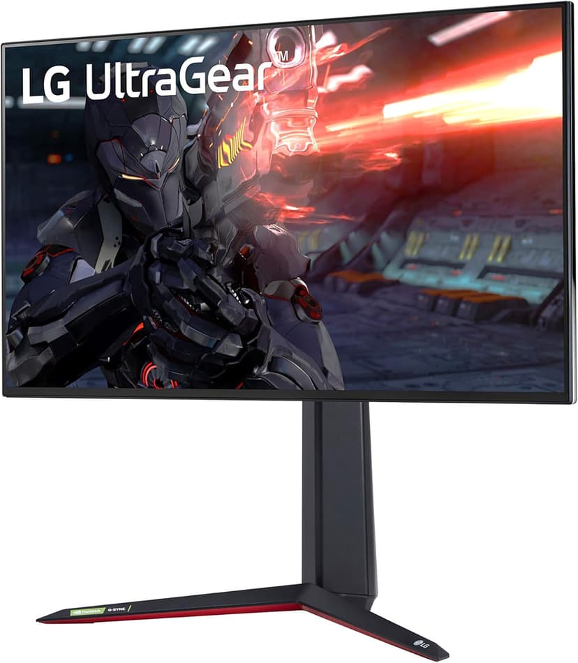 LG 27GN950-B UltraGear Gaming Monitor 27” UHD (3840 x 2160) Nano IPS Display, 1ms Response Time, 144Hz Refresh Rate, G-SYNC Compatibility, AMD FreeSync Premium Pro, Tilt/Height/Pivot Adjustable Stand