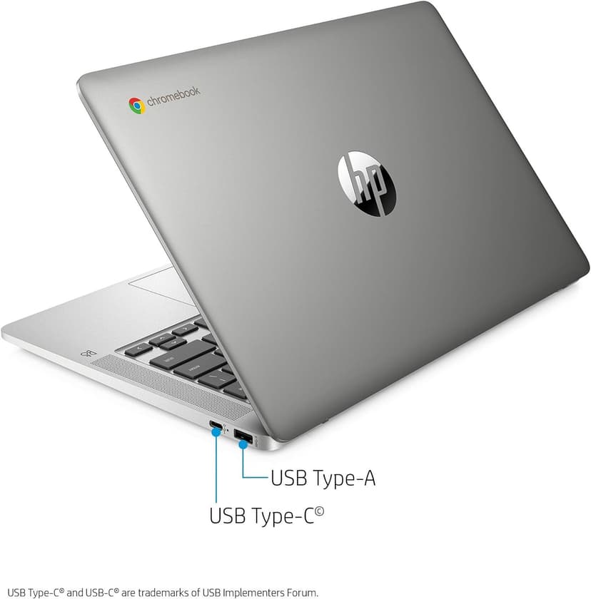 HP 2020 Flagship 14 Chromebook Laptop Computer 14-inch HD SVA Anti-Glare Display Intel Celeron N5000 Processor 4GB DDR4 64GB eMMC WiFi Webcam Chrome OS (Renewed)