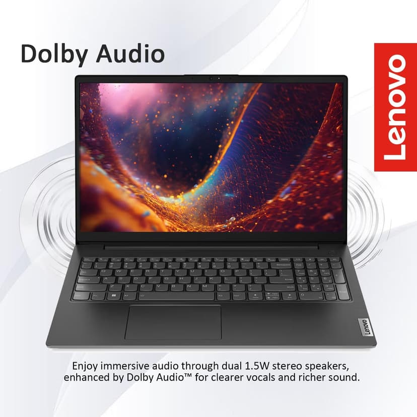 Lenovo V15 Business Laptop with Microsoft Office, Intel 6-core Processor(Up to 4.4 GHz), 15.6" FHD Display, 36GB RAM, 1TB SSD, Ethernet Port RJ-45, Wi-Fi 6, Windows 11 Pro, Copilot AI-Ready, WOWPC USB