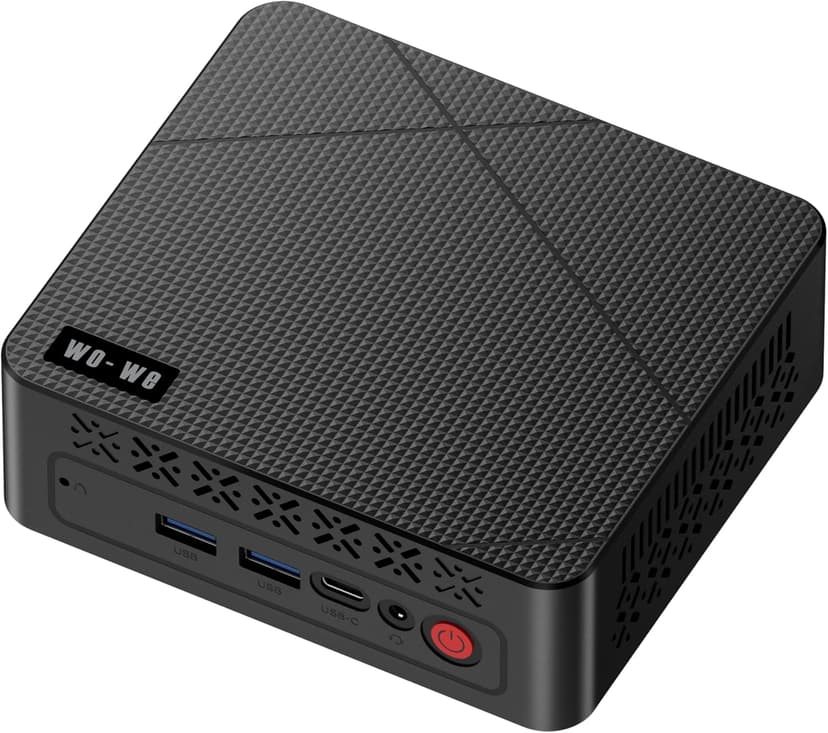 wo-we P6 Mini PC Ryzen 5 3550H(4C/8T,up to 3.7GHz) 16GB DDR4 RAM 512GB NVMe SSD Gaming PC, Radeon Vega 8 Graphics Mini Desktop Computer, Triple 4K 60Hz Displays, USB-C/USB 3.3/2.0/HDM I, WiFi5 BT5.0