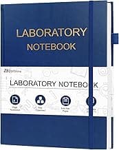 Lab Notebook - Chemistry Laboratory Notebook for Student, Professional Engineering Paper Notebooks for Work 8.5" X 11", Grid Notebook Quad Ruled Science Lab Book for Graphing - Blue