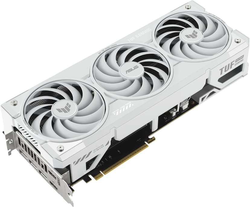 ASUS TUF Gaming GeForce RTX ™ 5070 Ti 16GB GDDR7 White OC Edition Gaming Graphics Card (PCIe® 5.0, HDMI®/DP 2.1, 3.125-slot, Military-Grade Components, Protective PCB Coating, axial-tech Fans)