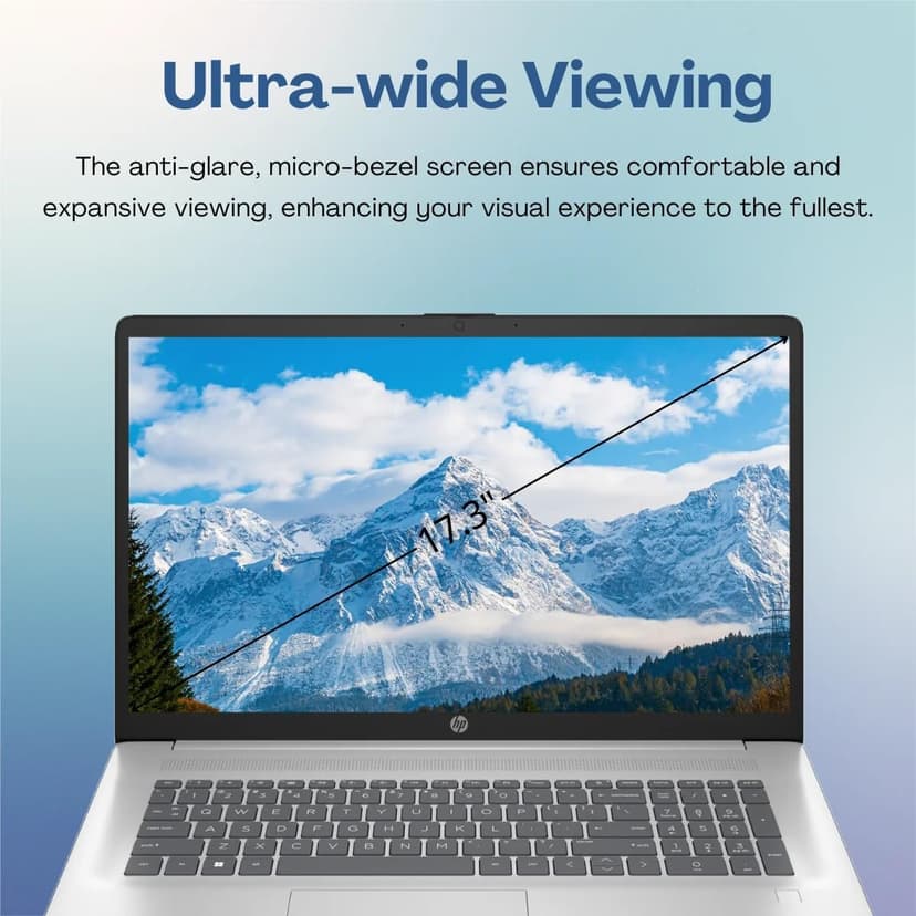 HP 17" Touchscreen Business Laptop, Intel 10-Core i7-1355U(Up to 5 GHz), Microsoft Office Pro Lifetime, 32 GB RAM, 1 TB SSD, HD Audio, 720P Webcam, WiFi 6, Bluetooth 5.3, Windows 11 Pro, Silver