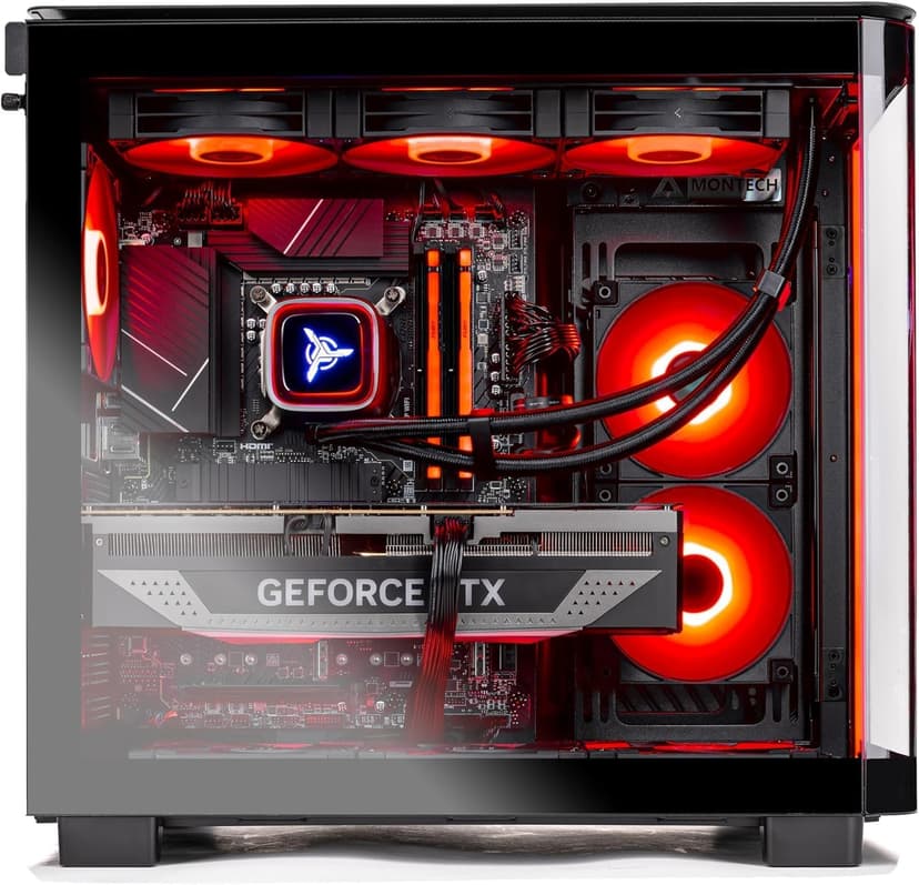 Skytech King 95 Gaming PC Desktop, Ryzen 7 9700X 3.8 GHz (5.5GHz Turbo Boost), NVIDIA RTX 5070 12GB GDDR7, 1TB Gen4 SSD, 32GB DDR5 RAM 6000 RGB, 850W Gold PSU, 360mm ARGB AIO, Wi-Fi, Win 11 Home