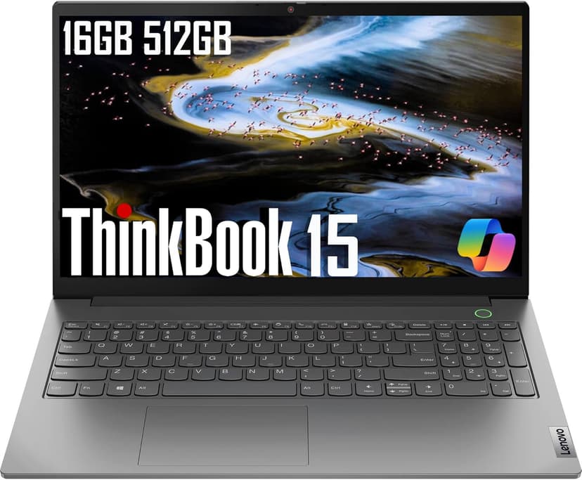 Lenovo ThinkBook 15 Gen 4 Business Laptop (15.6" FHD, Intel 10-Core i5-1235U (Beat i7-1165G7) 16GB RAM, 512GB SSD) Thunderbolt 4, HDMI, Fingerprint, 1080p FHD Privacy Webcam, Ethernet, Win 11 Pro