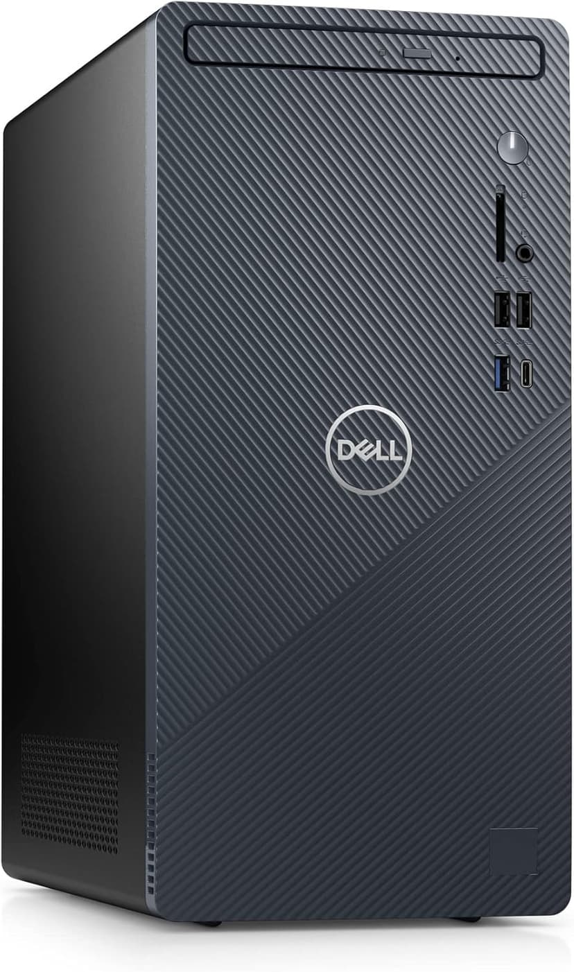 Dell Inspiron 3910 Desktop Computer Tower - 12th Gen Intel Core i5-12400, 16GB DDR4 RAM, 256GB SSD + 1TB HDD, Intel UHD Graphics 730, WiFi 6, HDMI, Bluetooth, USB-C, Windows 11 Home - Blue