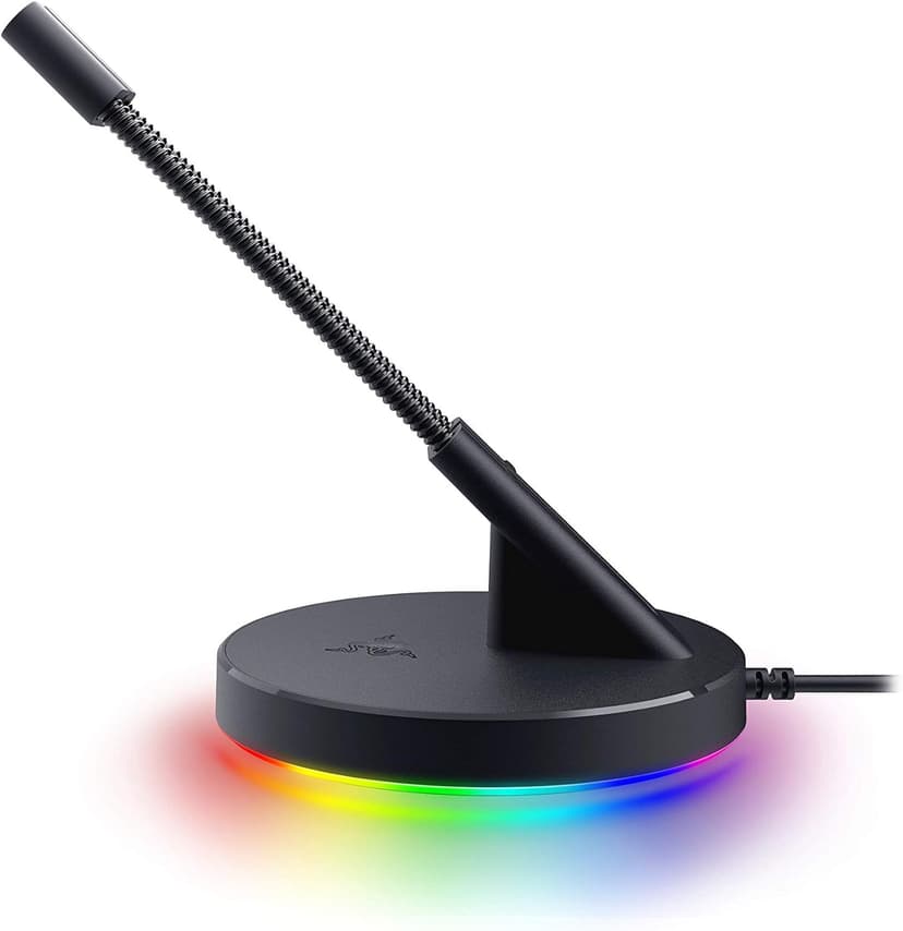 Razer Gaming Mouse Bungee V3 Chroma: Drag-Free Wired Mouse Support - for Esports-Level Performance - Weighted Base - Anti-Slip Feet - Classic Black