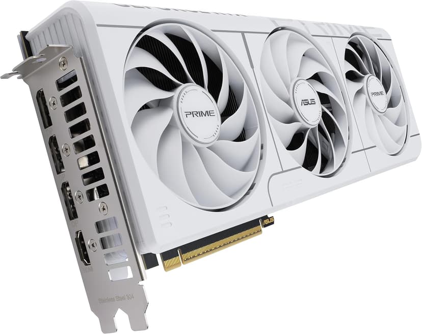 ASUS The SFF-Ready Prime GeForce RTX™ 5070 12GB GDDR7 White OC Edition Graphics Card (PCIe® 5.0, 12GB GDDR7, HDMI®/DP 2.1, 2.5-Slot, Axial-tech Fans, Dual BIOS)