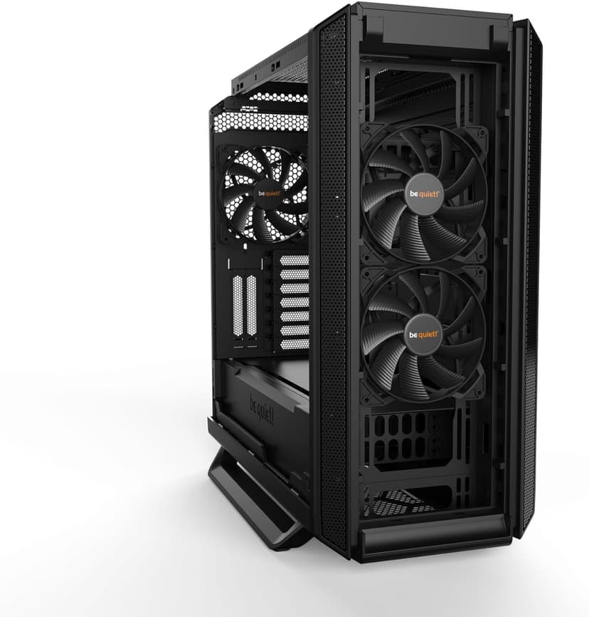 be quiet! Silent Base 802 ATX Midi Tower PC Case | 3 Pre-Installed Pure Wings 2 Fans | Sound Insulated | Black | BG039