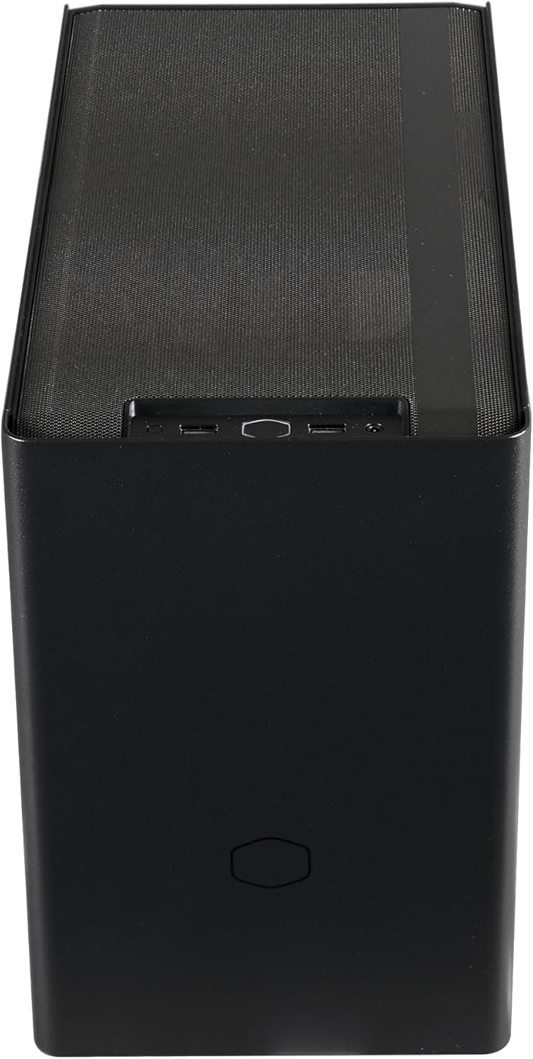 Cooler Master NR200 Mini-ITX PC Case, 330mm Horizontal Triple-Slot Mount GPU, 240mm|280mm AIO, SFX PSU 130mm, Compatible RX 7900 XTX|4080 Super, Vented Panels, DIY