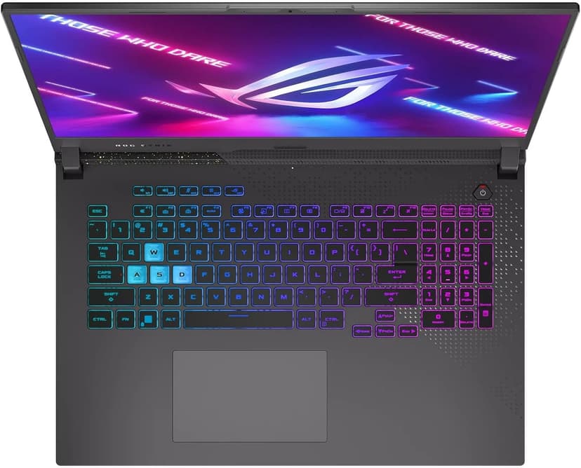 Asus ROG Strix G17 G713 Gaming Laptop 17.3" WQHD IPS 240Hz AMD 12-Core Ryzen 9 7845HX (Beat i9-12900H) 64GB RAM 2TB SSD GeForce RTX 4060 8GB USB-C RGB Backlit Fast Charging Win11 w/ICP Accessory