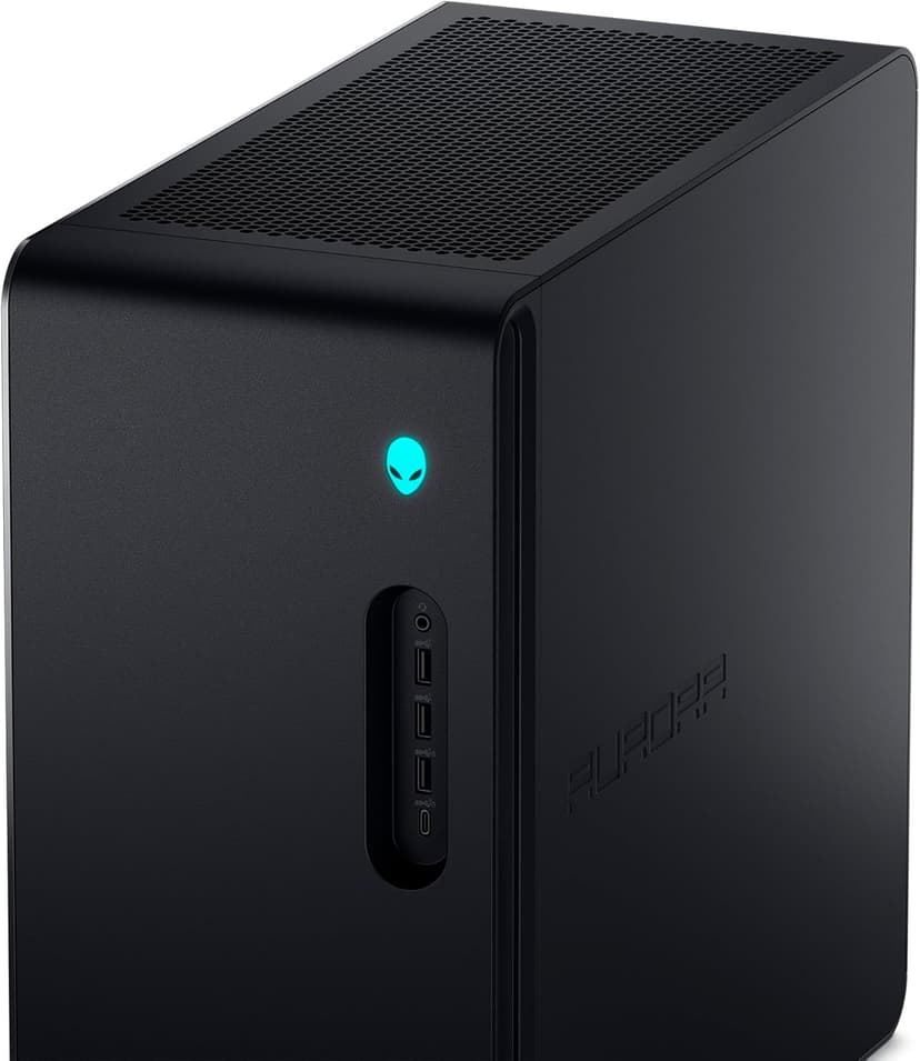 Alienware Aurora R16 Gaming Desktop - Intel Core i9-13900F, 32GB DDR5 RAM, 1TB SSD + 1TB HDD, NVIDIA GeForce RTX 4070 12GB GDDR6X Graphics, Windows 11 Home, 1 Year Premium Support - Basalt Black