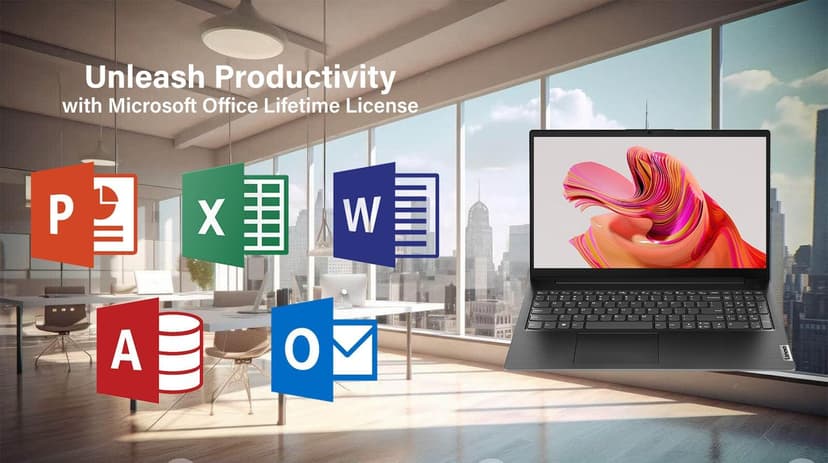 Lenovo IdeaPad 15.6 FHD Laptop w/Microsoft Office Lifetime License, AI-Powered Intel Core i7, Long Battery Life, Backlit KB, Fingerprint Reader, w/WOWPC Bundle, Win 11 (16GB RAM | 1TB PCIe SSD)