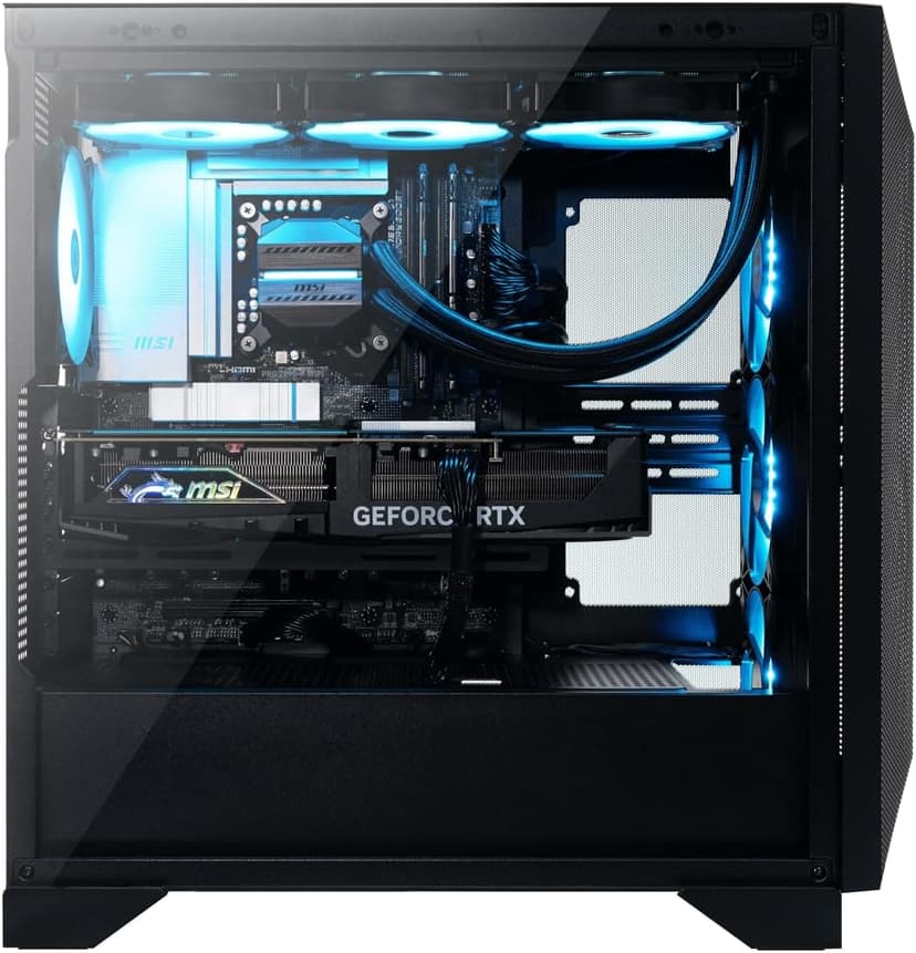 MSI Aegis R2 AI Gaming Desktop: Intel Ultra 9 285, Geforce RTX 5070Ti, 32GB DDR5, 2TB M.2 NVMe SSD, Air Cooling, USB Type C, VR-Ready, Window 11 Home: C2NVR9-1452US